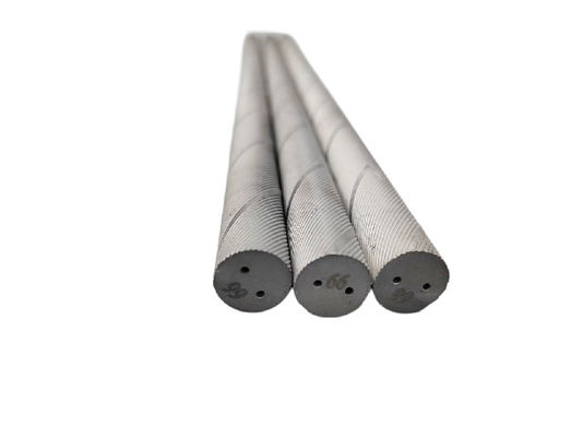 Double Cooling Hole Tungsten Carbide Bar Untuk Pengolahan Milling Cutter
