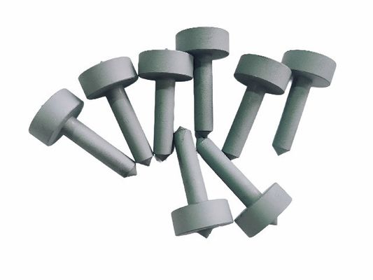 Tungsten Carbide non-standar berbentuk T batang ujung besar dan kecil untuk pengolahan alat