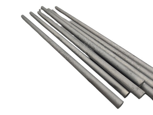 Karbida Round Rod Tungsten Karbida Rod dengan Metallic Silver Color Custom OEM/ODM