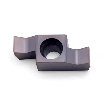 Sisipan Karbida Kepala Ganda Tunggal Sisipan Grooving 6GR 100 Alat Tungsten Karbida Ideal untuk Tugas Grooving Logam Presisi