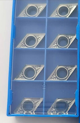 Long Lasting Carbide Aluminium Insert DCGT11T304 Dioptimalkan untuk memotong logam tugas berat dan tugas manufaktur industri